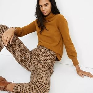 Madewell Mockneck Bubble-Sleeve Sweatshirt